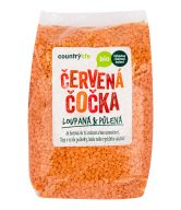 Čočka červená půlená loupaná 1 kg BIO COUNTRY LIFE