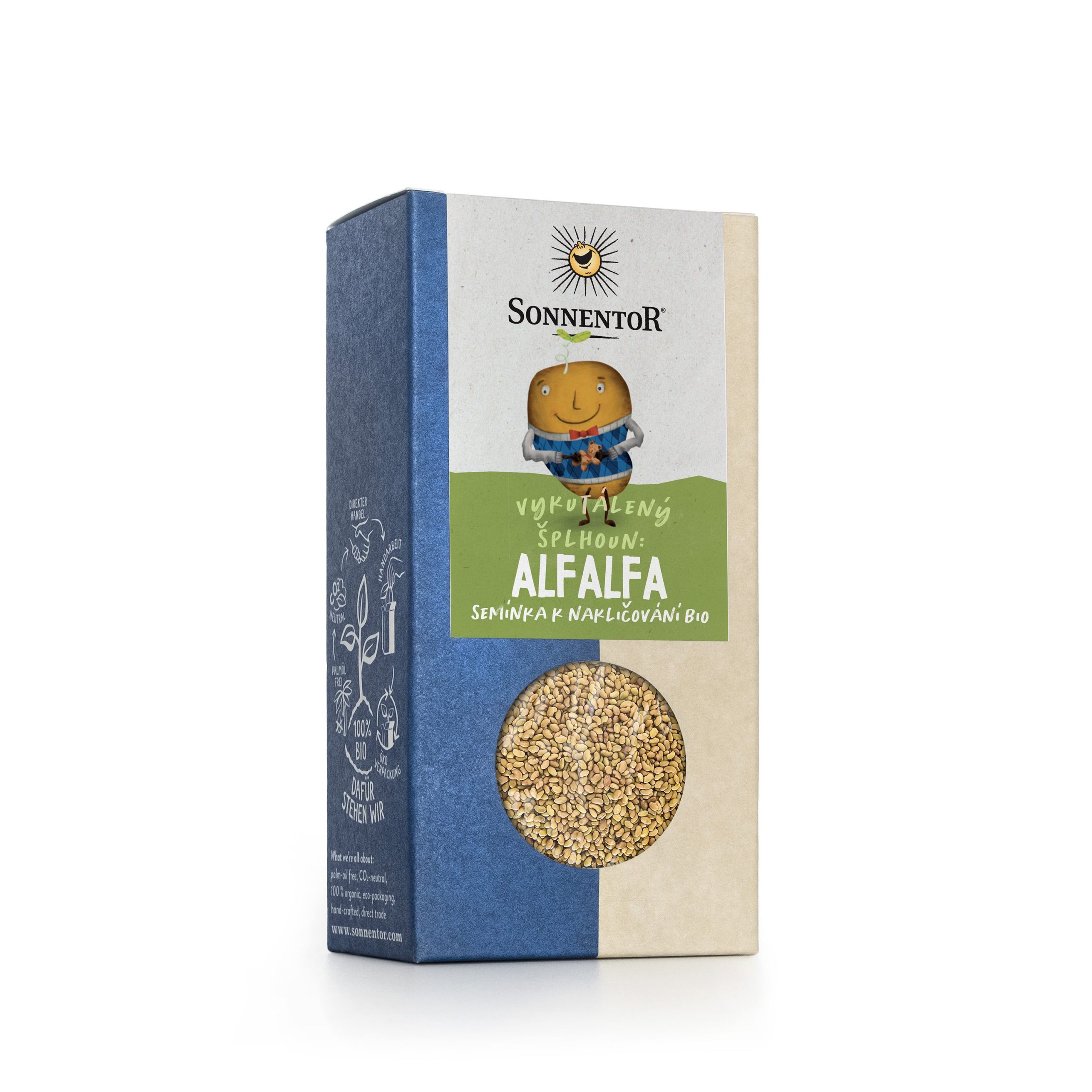 Alfalfa semínka vojtěšky 120 g BIO SONNENTOR Alfalfa semínka vojtěšky 120 g BIO SONNENTOR