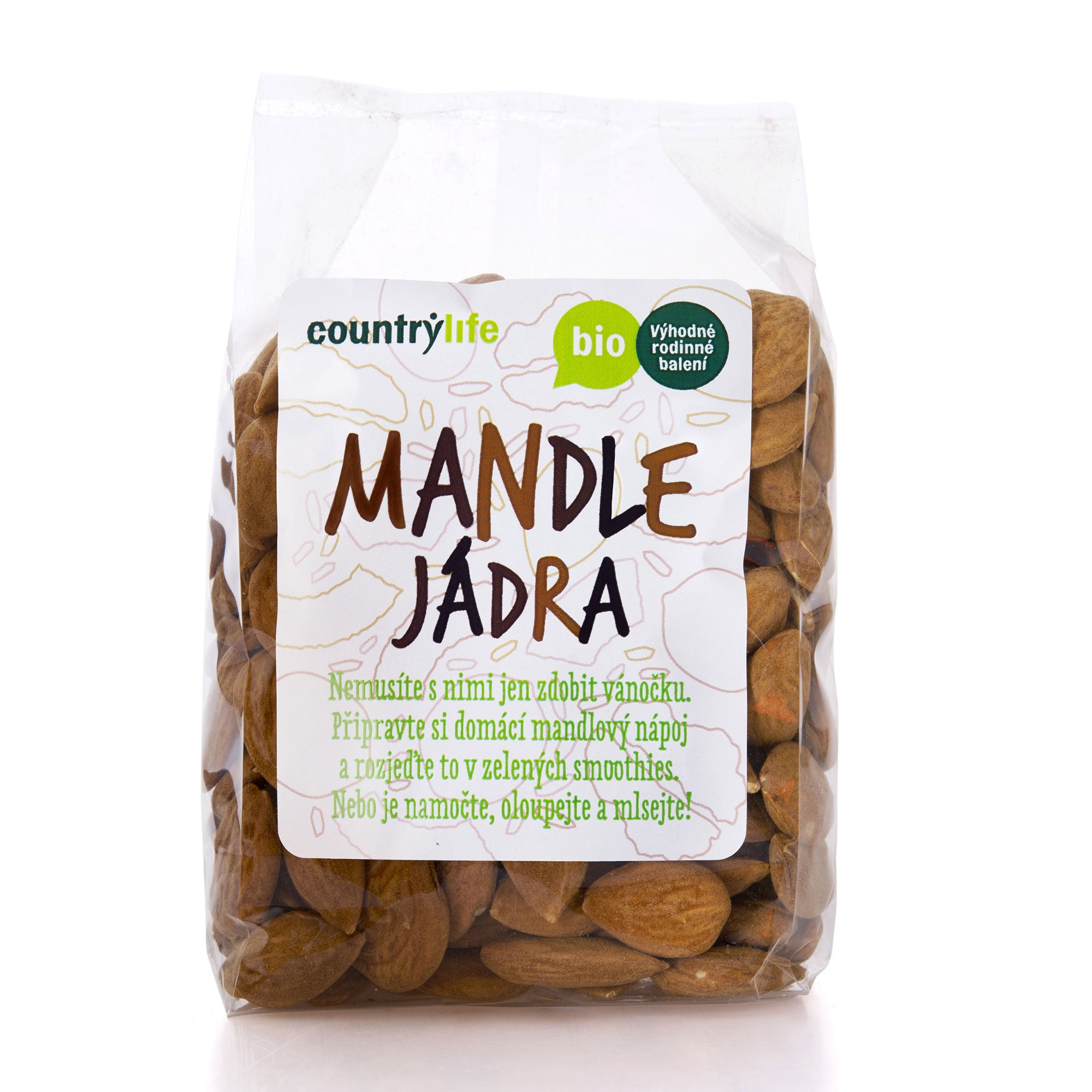 Mandle 250 g BIO COUNTRY LIFE Mandle 250 g BIO COUNTRY LIFE