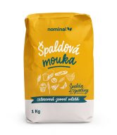 Mouka špaldová celozrnná jemně mletá 1 kg   NOMINAL