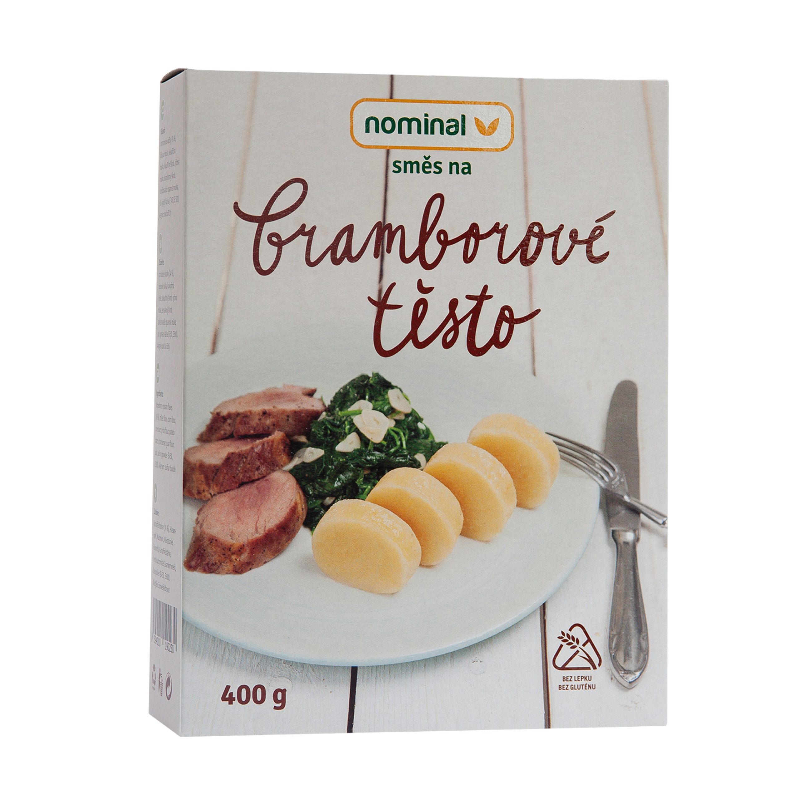 Směs na bramborové těsto bezlepkové 400 g NOMINAL Směs na bramborové těsto bezlepkové 400 g NOMINAL