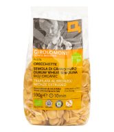 Těstoviny orecchiette semolinové 500 g BIO   GIROLOMONI