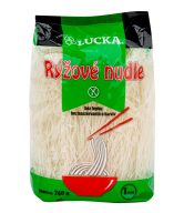 Těstoviny nudle rýžové 1 mm bezlepkové 240 g   LUCKA