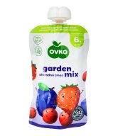 Příkrm ovocné pyré zahradní směs mix - kapsička 120 g   OVKO