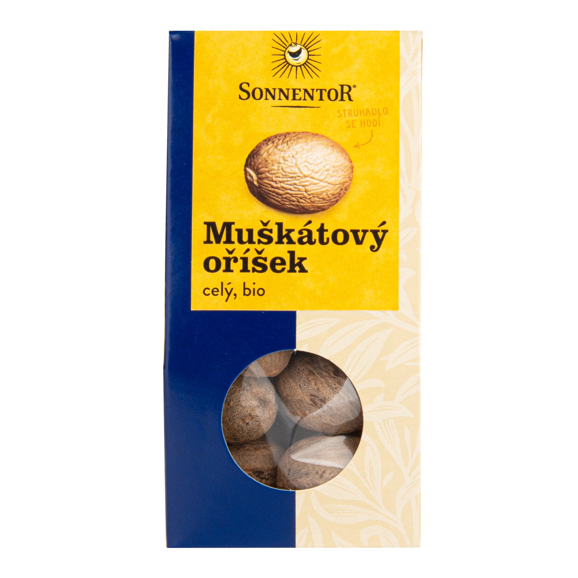 Muškátový oříšek celý 25 g BIO SONNENTOR Muškátový oříšek celý 25 g BIO SONNENTOR