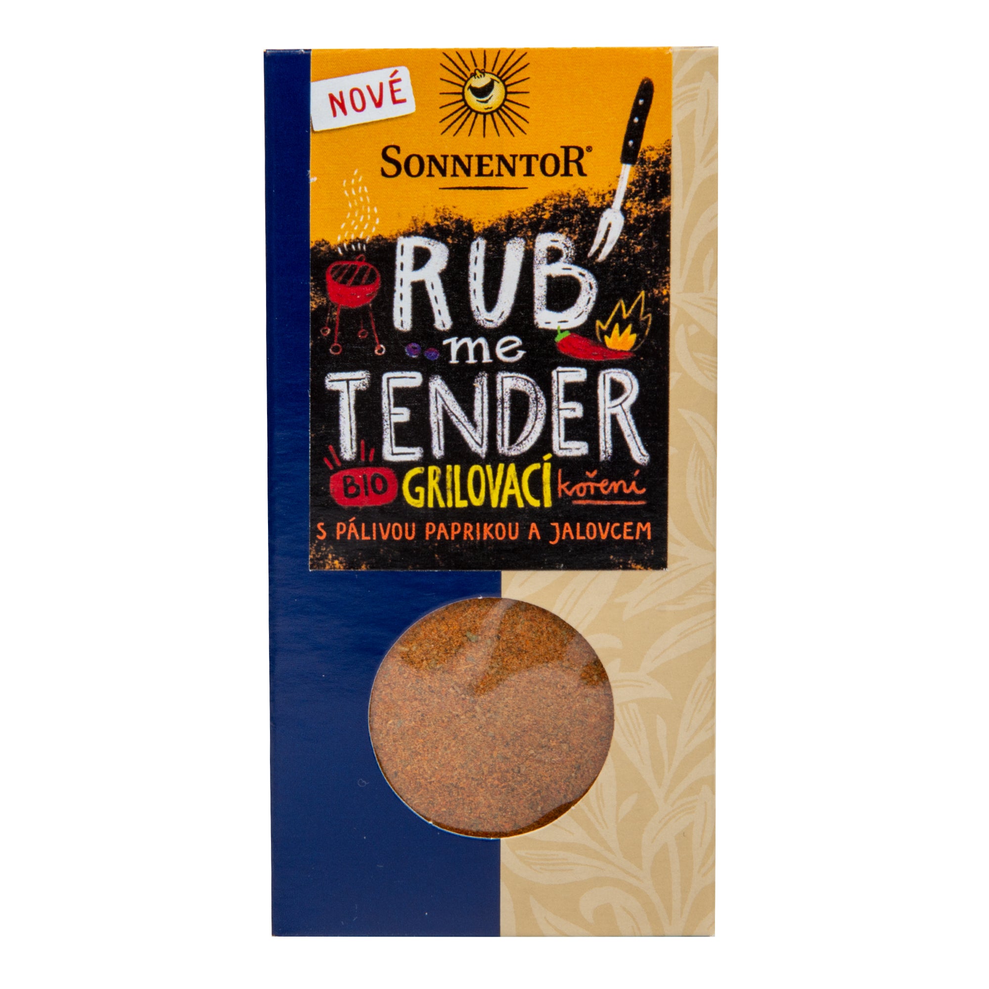 Grilovací koření s pálivou paprikou a jalovcem 60 g BIO SONNENTOR Grilovací koření s pálivou paprikou a jalovcem 60 g BIO SONNENTOR