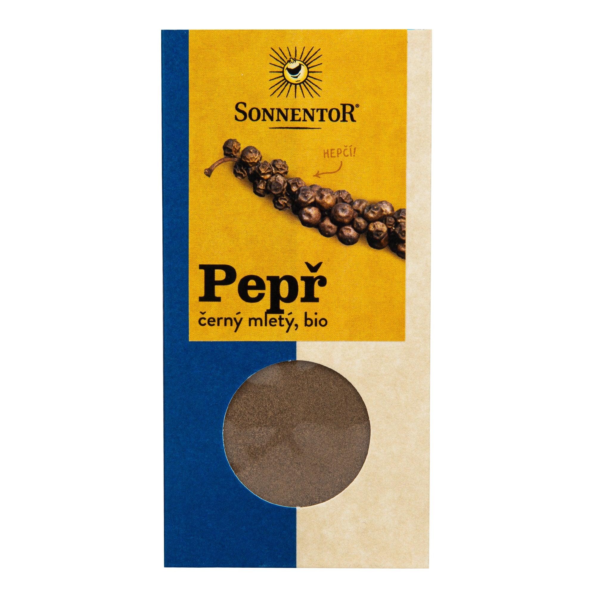 Pepř černý mletý 50 g BIO SONNENTOR Pepř černý mletý 50 g BIO SONNENTOR