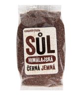 Sůl himálajská černá jemná 250 g   COUNTRY LIFE