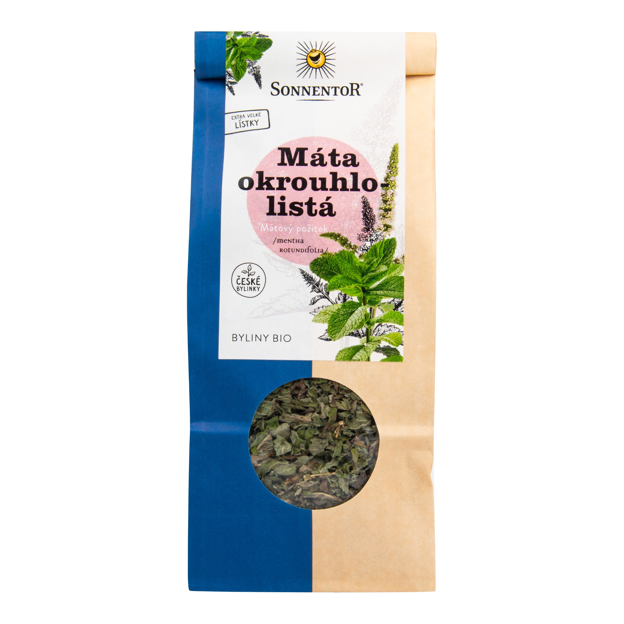 Čaj Máta okrouhlolistá sypaný 50 g BIO SONNENTOR Čaj Máta okrouhlolistá sypaný 50 g BIO SONNENTOR