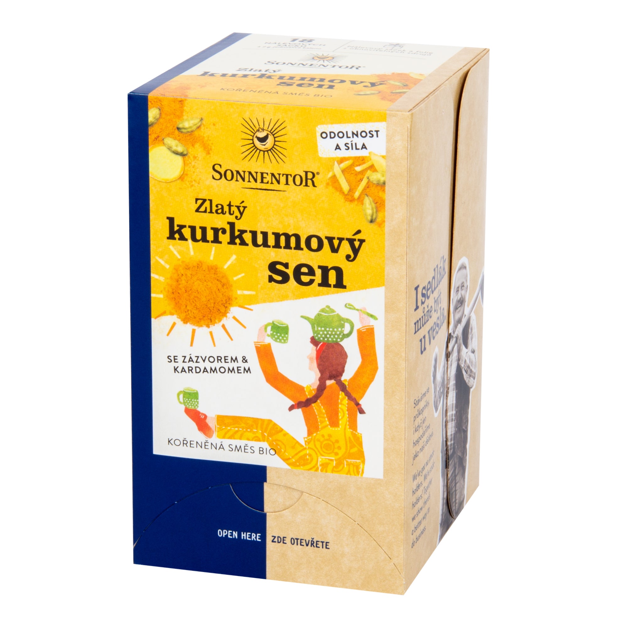 Čaj Zlatý kurkumový sen 36 g BIO SONNENTOR Čaj Zlatý kurkumový sen 36 g BIO SONNENTOR
