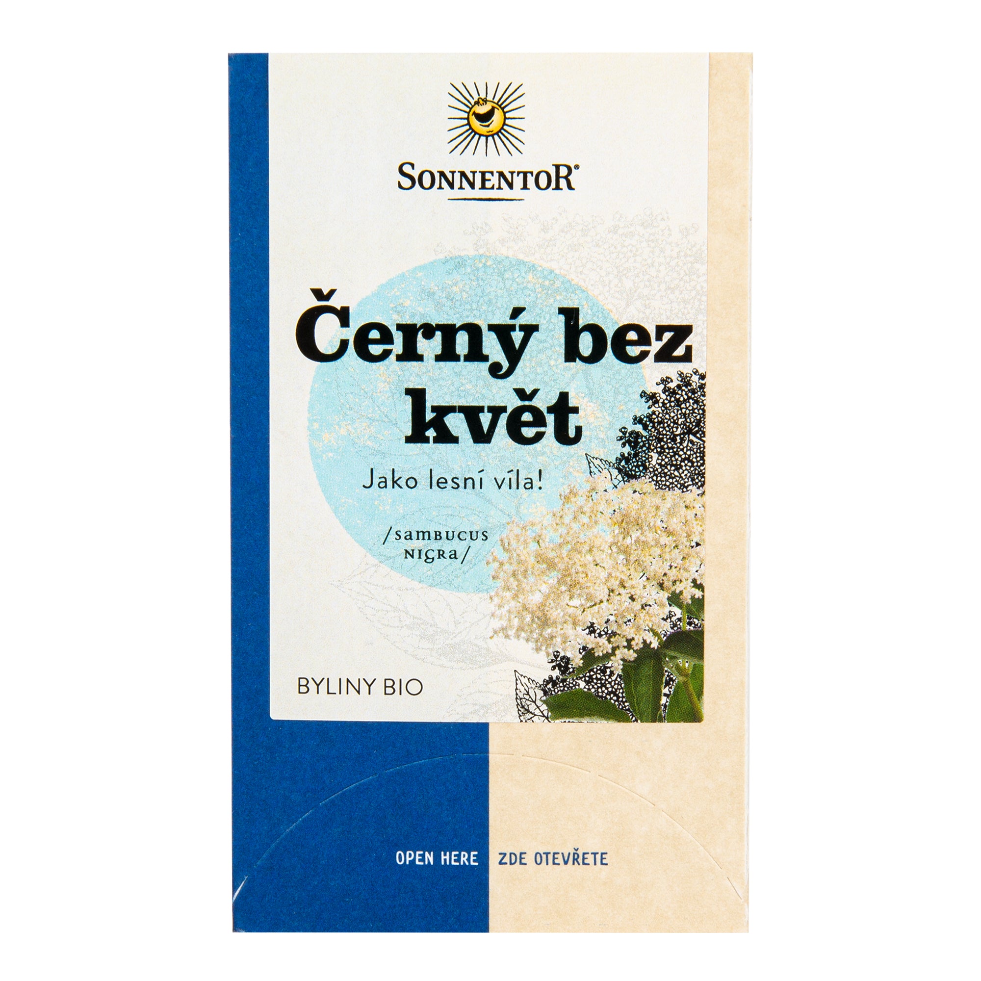 Čaj Černý bez květ 27 g BIO SONNENTOR Čaj Černý bez květ 27 g BIO SONNENTOR