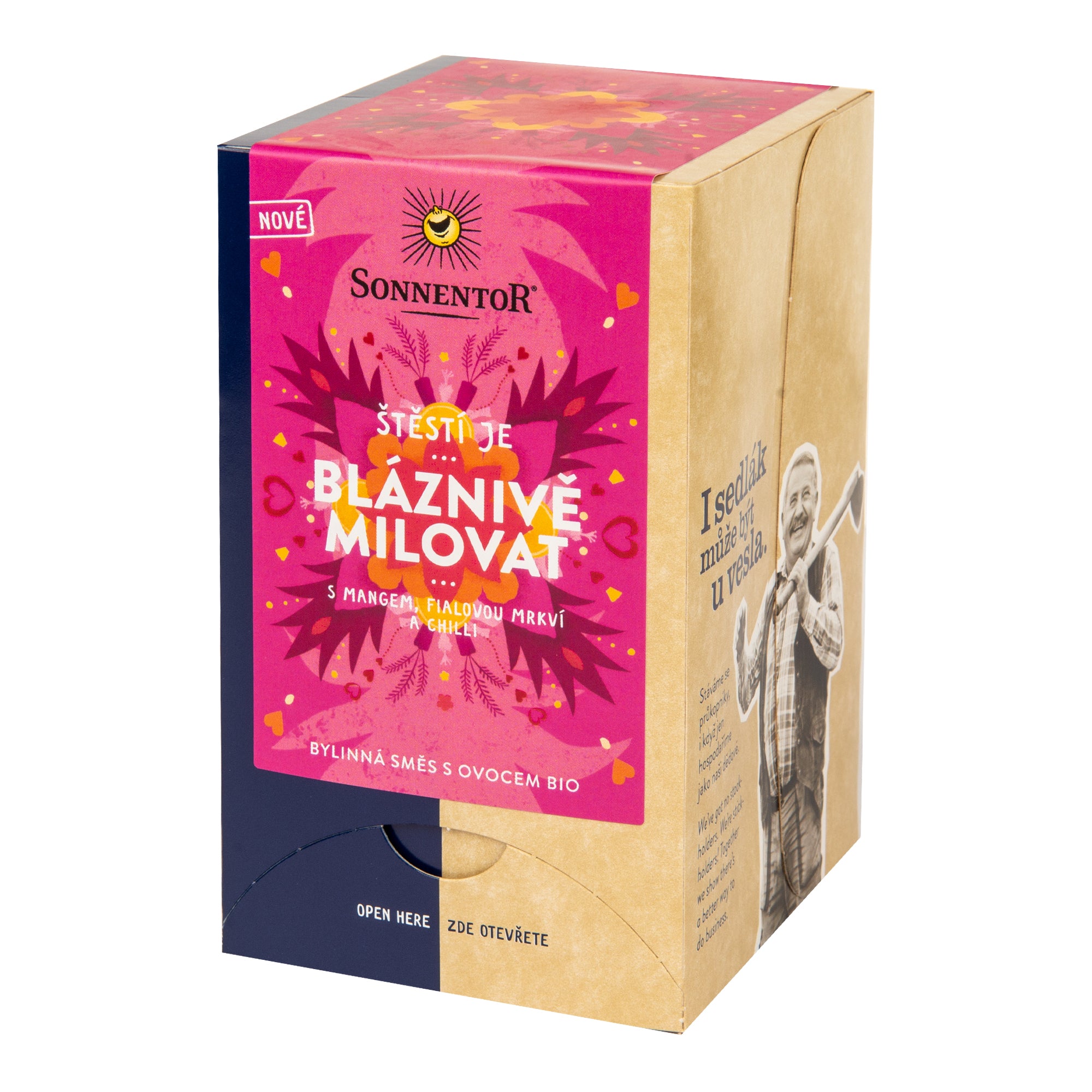 Čaj Bláznivě milovat 36 g BIO SONNENTOR Čaj Bláznivě milovat 36 g BIO SONNENTOR