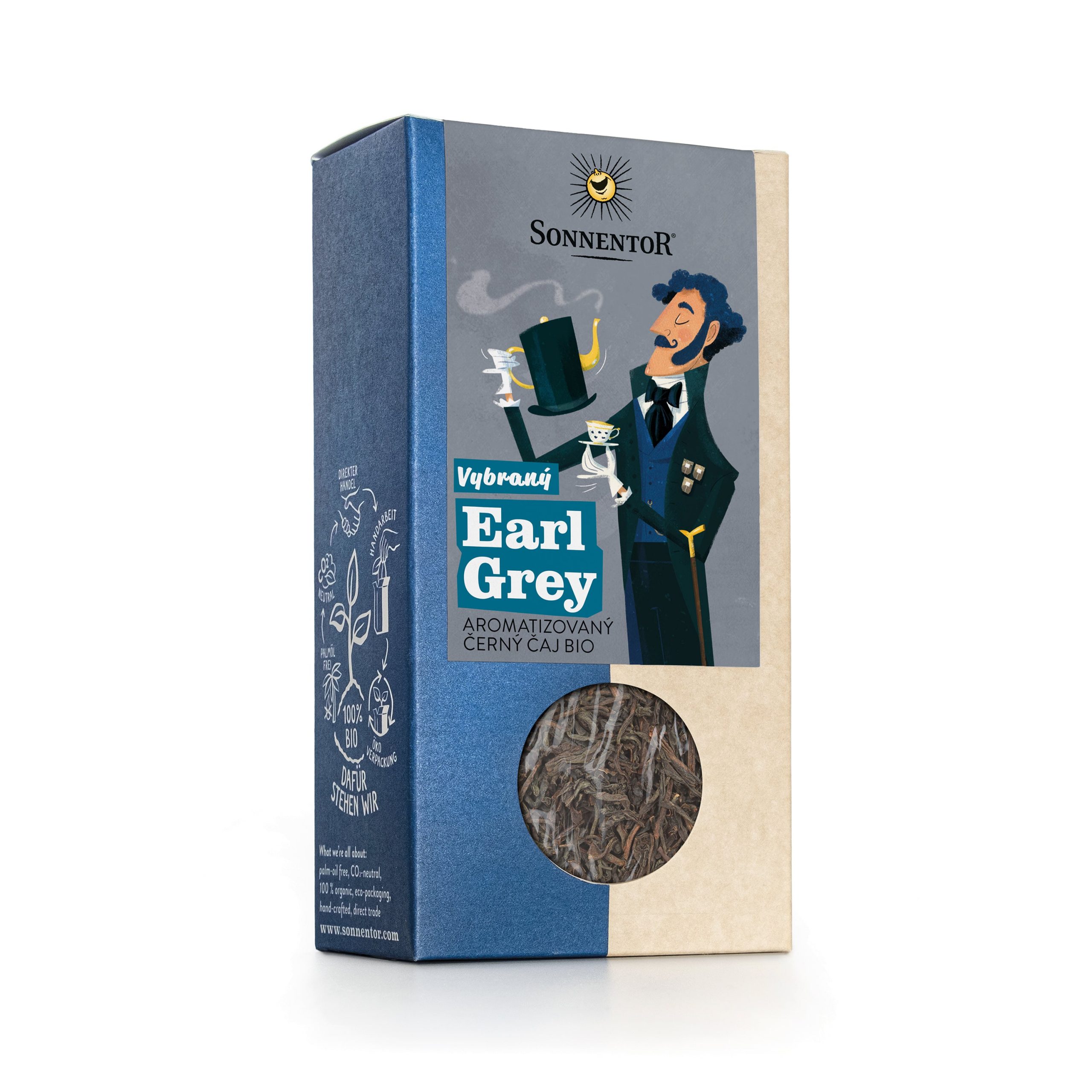 Čaj Earl Grey sypaný 90 g BIO SONNENTOR Čaj Earl Grey sypaný 90 g BIO SONNENTOR