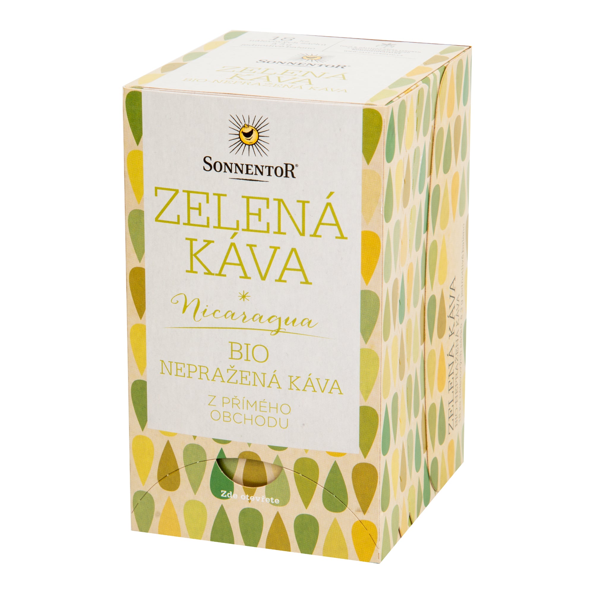 Káva zelená 54 g BIO SONNENTOR Káva zelená 54 g BIO SONNENTOR
