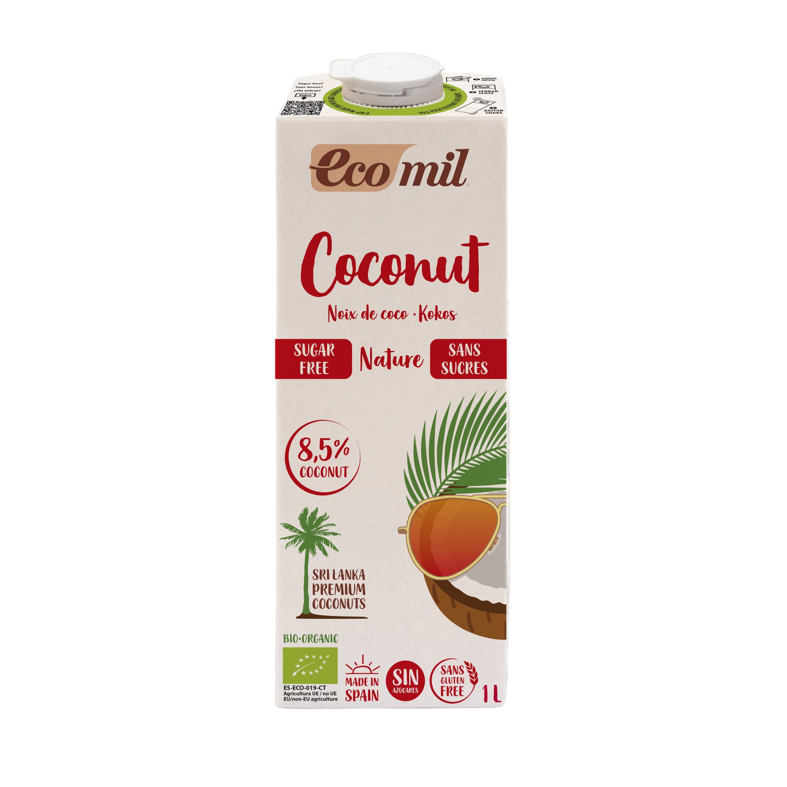 Nápoj z kokosu nature 1 l BIO ECOMIL Nápoj z kokosu nature 1 l BIO ECOMIL