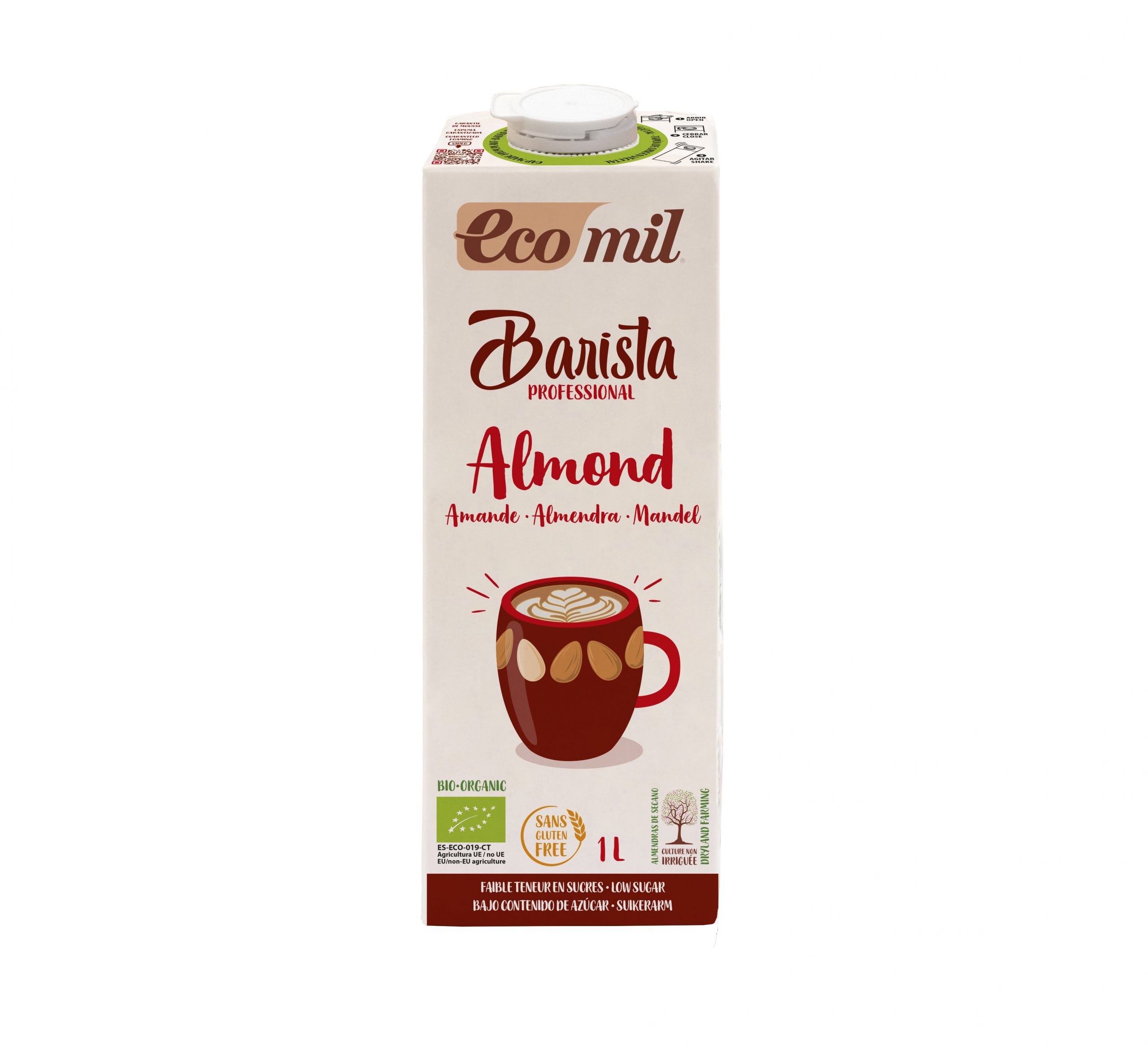 Nápoj mandlový Barista 1 l BIO ECOMIL Nápoj mandlový Barista 1 l BIO ECOMIL