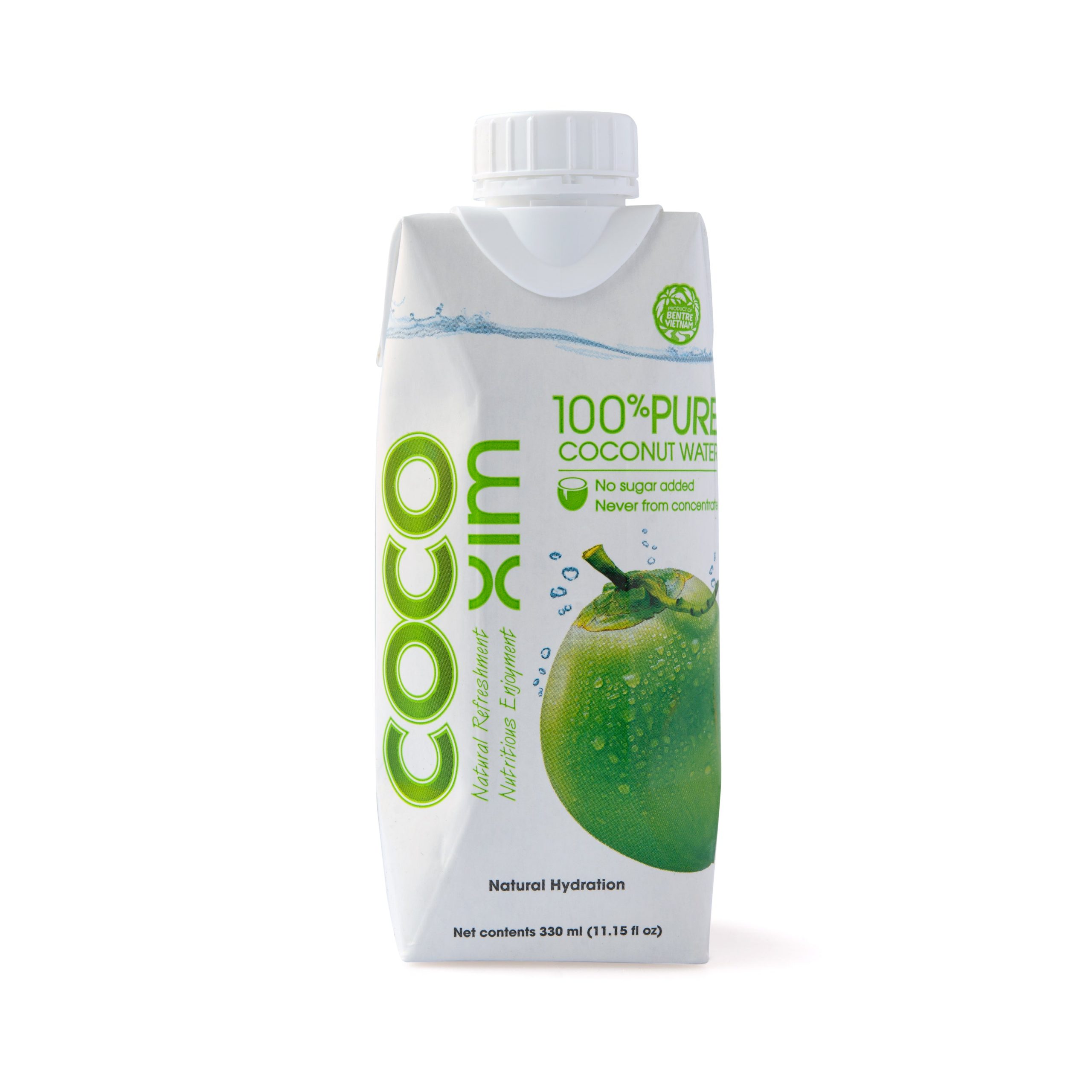 Kokosová voda 100 % PURE 330 ml COCOXIM Kokosová voda 100 % PURE 330 ml COCOXIM