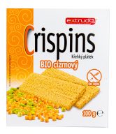 Chlebíček cizrnový Crispins bezlepkový 100 g BIO   EXTRUDO