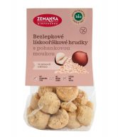 Zemanka Pohankové hrudky s lískovými oříšky BIO - bezlepkové (100 g) - bezlepkové mlsání plné lískových oříšků