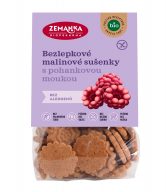 Zemanka Malinové sušenky s pohankovou moukou BIO - bezlepkové (100 g) - bezlepkové mlsání vhodné i pro vegany