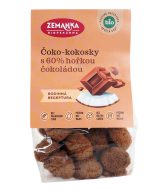 Zemanka Čoko-kokosky s 60% hořkou čokoládou BIO (100 g) - návykové veganské mlsání
