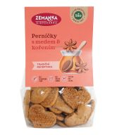 Zemanka Perníčky s medem a kořením BIO (100 g) - luxusní perníčky slazené medem a třtinovým cukrem