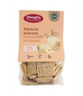 Zemanka Máslové sušenky s ovesnými vločkami BIO (100 g) - mlsání bez palmové tuku