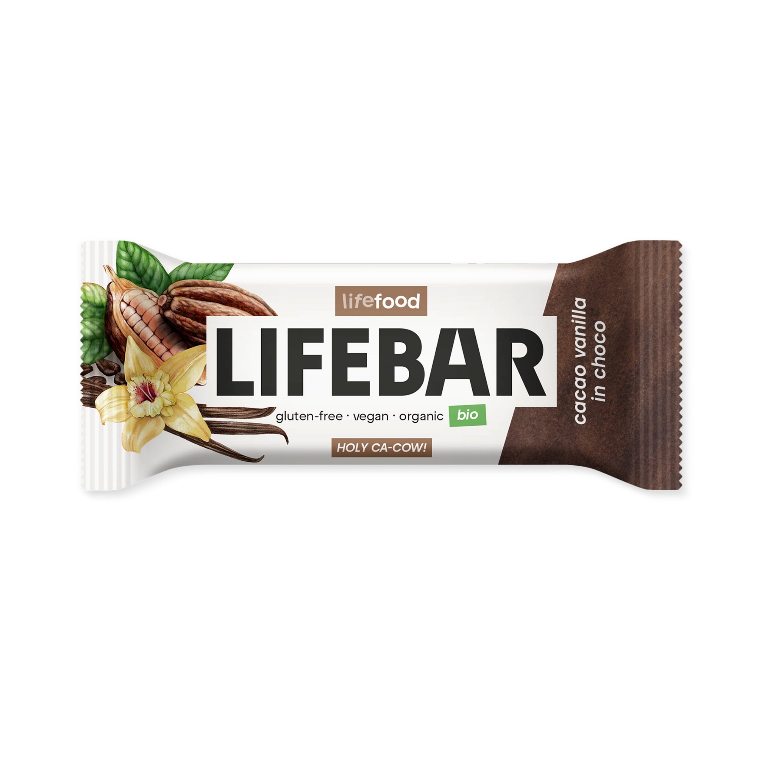Tyčinka Lifebar kakaové boby s vanilkou RAW 40 g BIO LIFEFOOD Tyčinka Lifebar kakaové boby s vanilkou RAW 40 g BIO LIFEFOOD