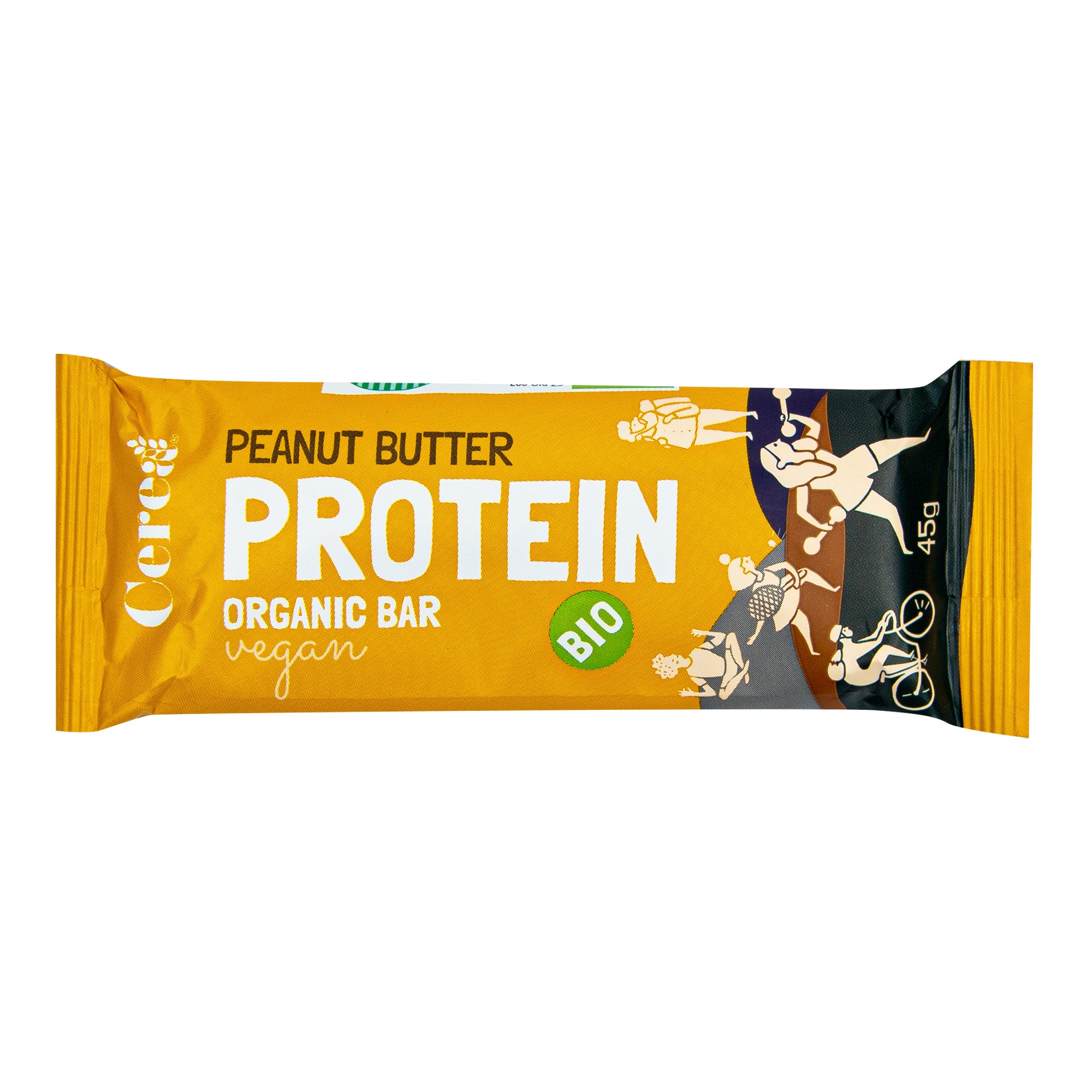 Tyčinka Protein Bar arašídová 45 g BIO CEREA Tyčinka Protein Bar arašídová 45 g BIO CEREA