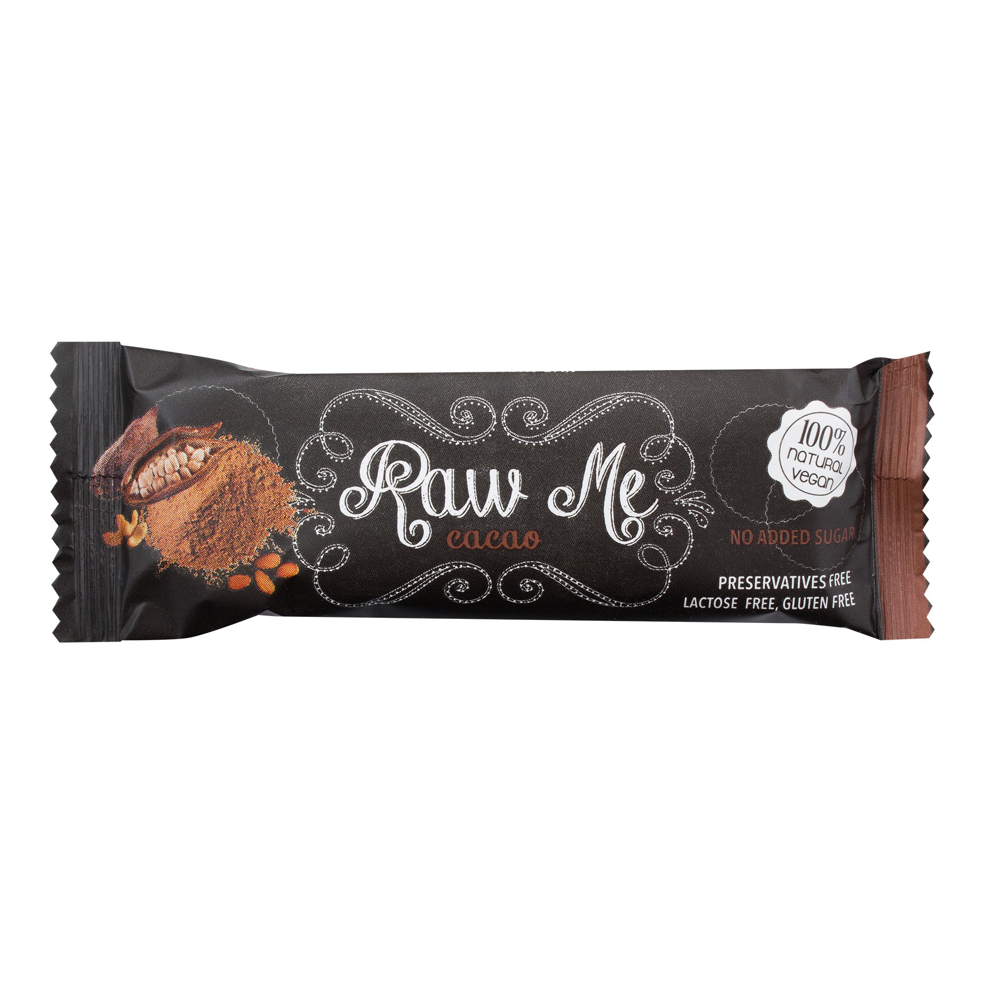 Raw Me Tyčinka ovocná s příchutí kakaa (45 g) Raw Me Tyčinka ovocná s příchutí kakaa (45 g)
