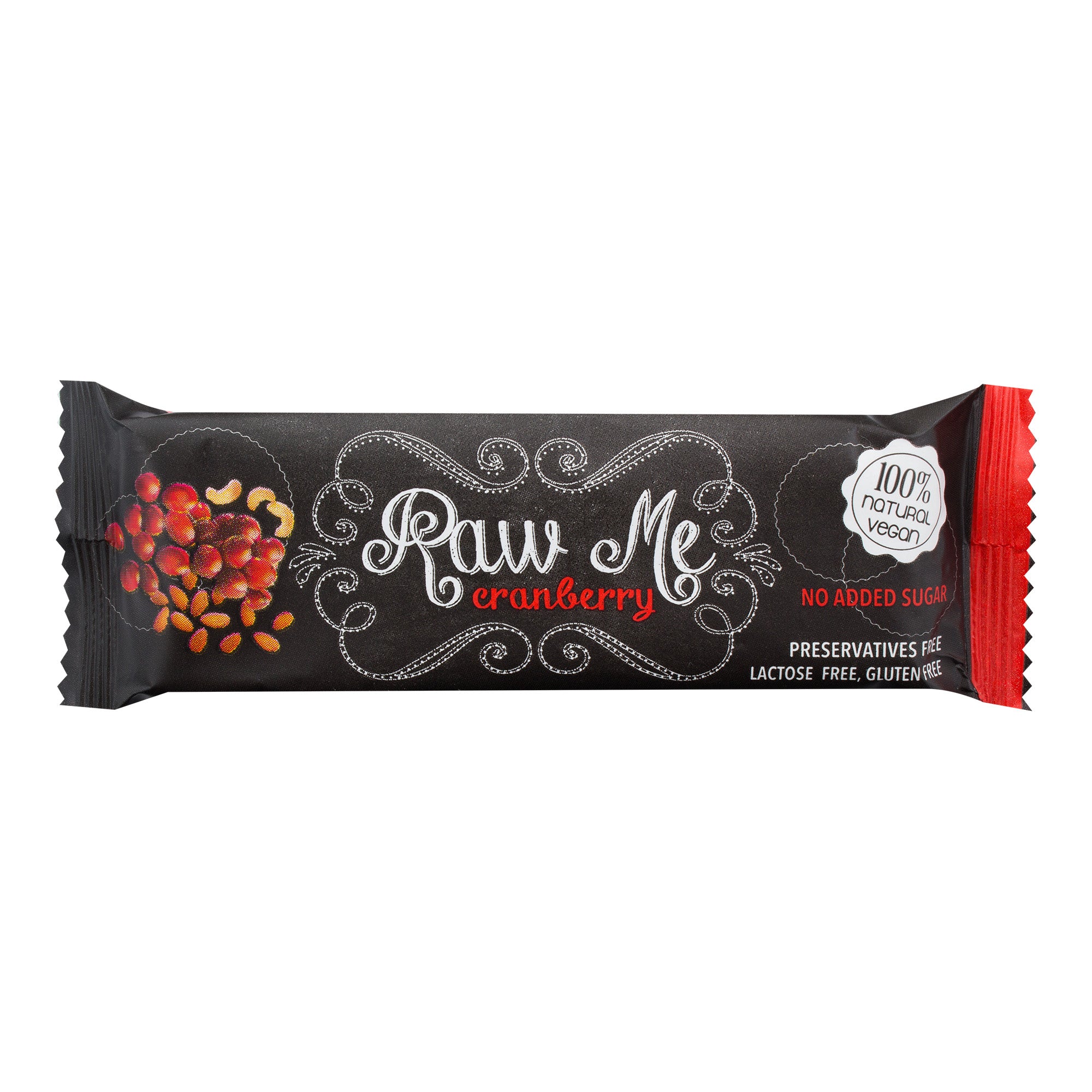 Raw Me Tyčinka ovocná s příchutí brusinky (45 g) Raw Me Tyčinka ovocná s příchutí brusinky (45 g)