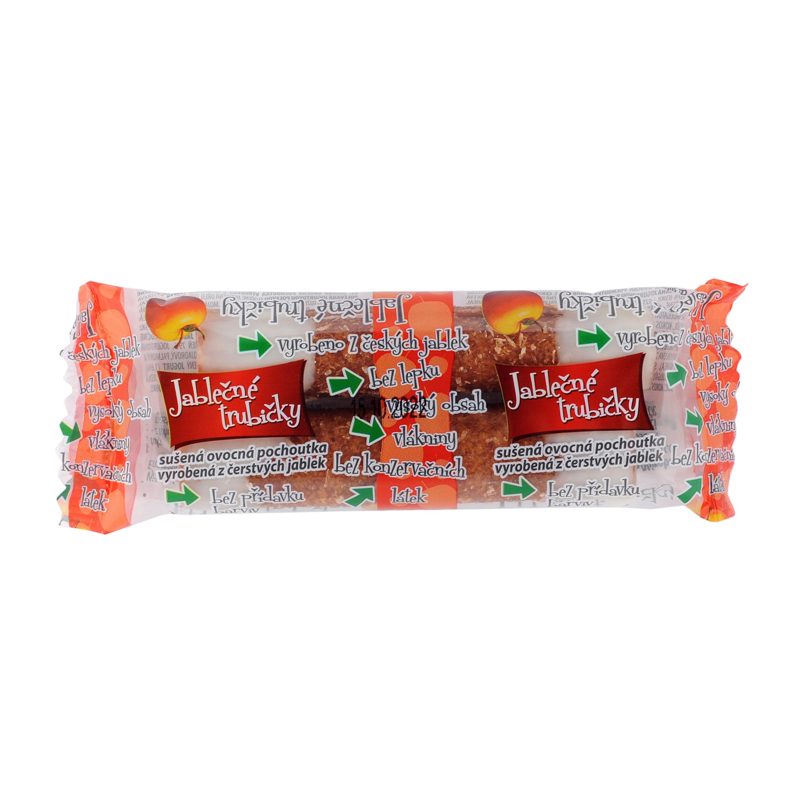 Trubičky jablečné s jogurtem 24 g BIOPRODUKT JT Trubičky jablečné s jogurtem 24 g BIOPRODUKT JT