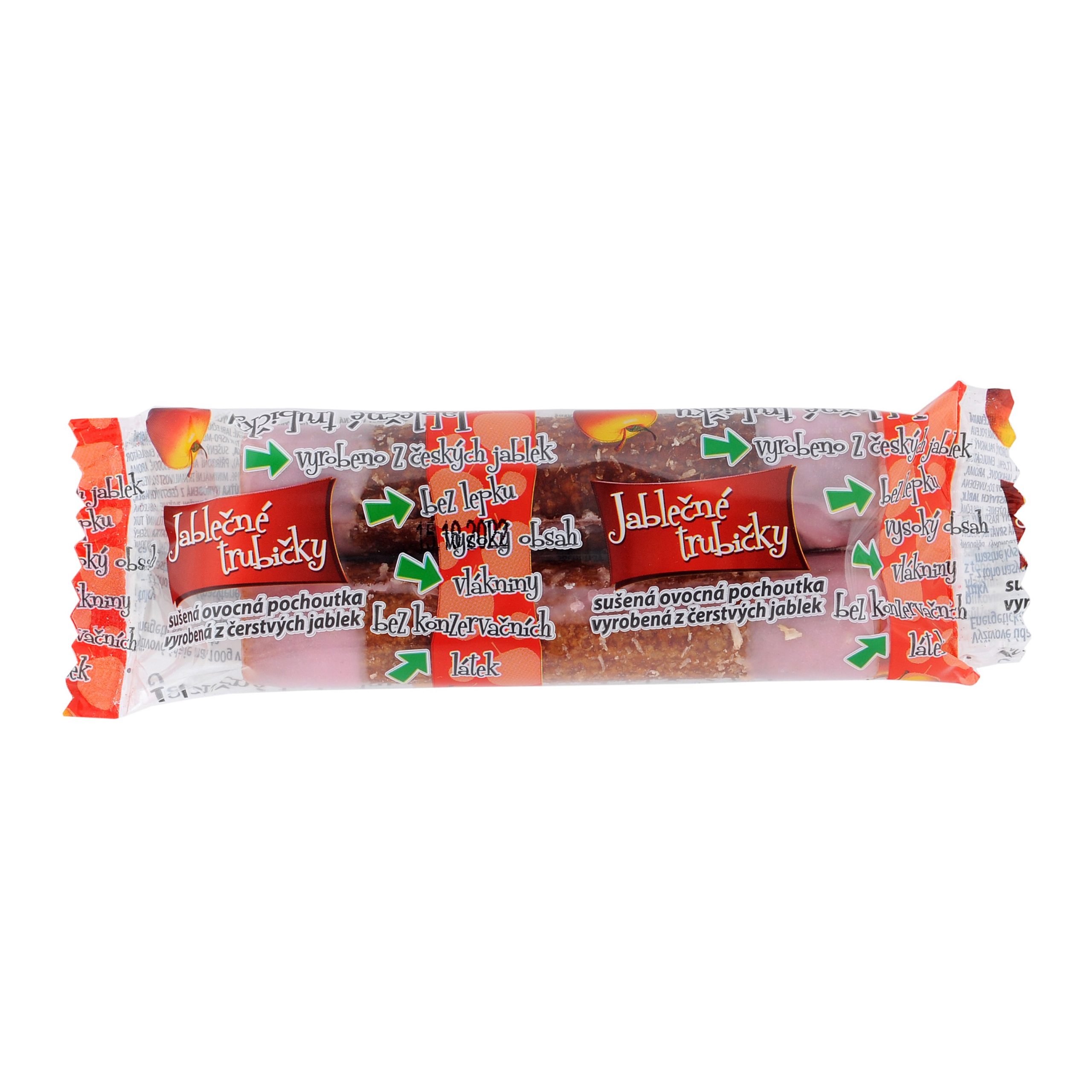Trubičky jablečné s jahodovým jogurtem 24 g BIOPRODUKT JT Trubičky jablečné s jahodovým jogurtem 24 g BIOPRODUKT JT