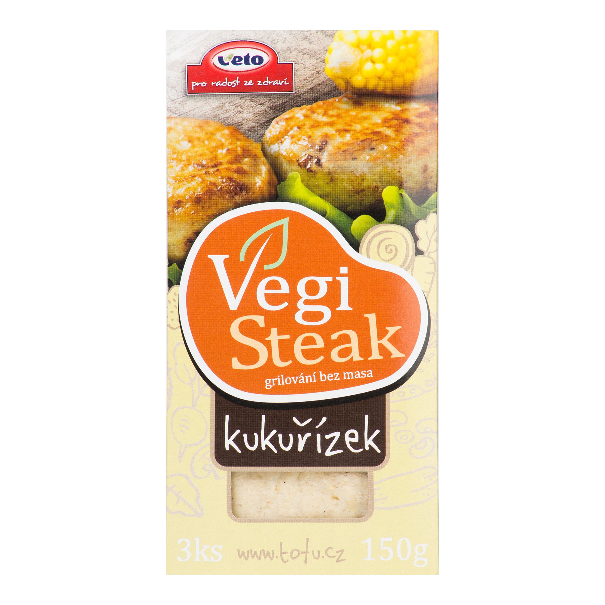 Vegi steak kukuřízek 150 g VETO ECO Vegi steak kukuřízek 150 g VETO ECO