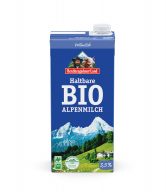 Mléko trvanlivé alpské plnotučné 1 l BIO   BGL