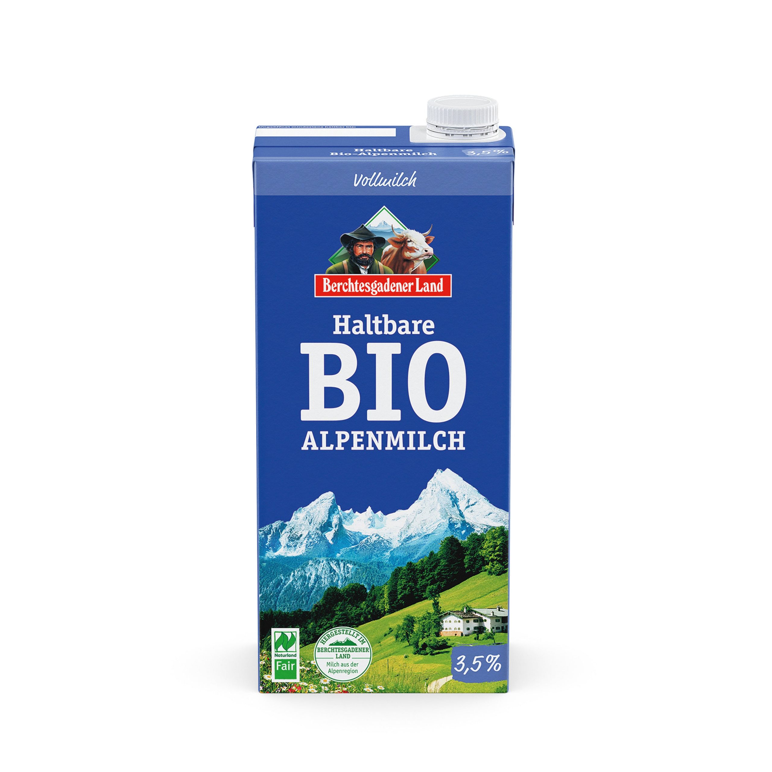 Mléko trvanlivé alpské plnotučné 1 l BIO BGL Mléko trvanlivé alpské plnotučné 1 l BIO BGL