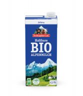 Mléko trvanlivé alpské polotučné 1 l BIO   BGL