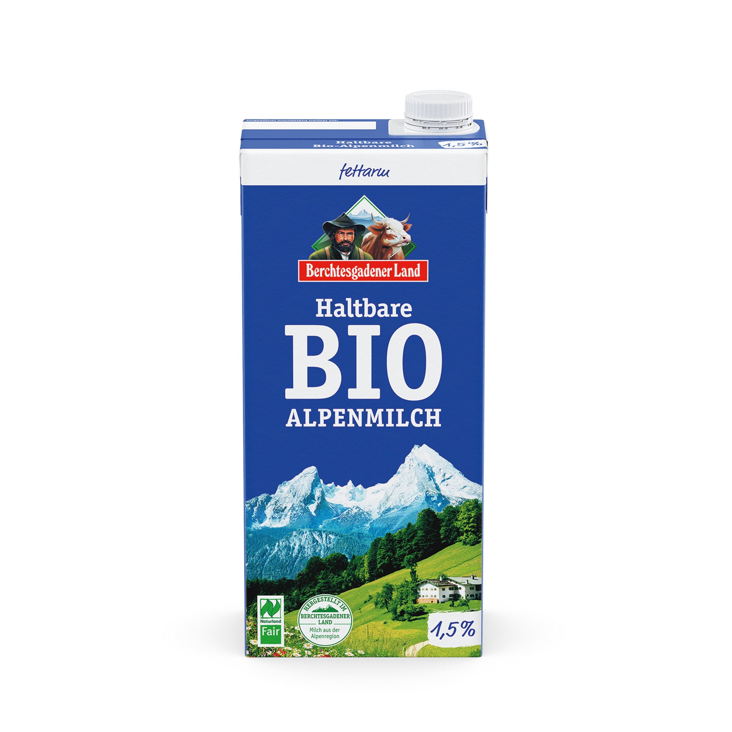 Mléko trvanlivé alpské polotučné 1 l BIO BGL Mléko trvanlivé alpské polotučné 1 l BIO BGL