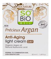 Krém denní lehký pro normální až smíšenou pleť 50 ml BIO Anti-age Precieux Argan   SO’BiO étic