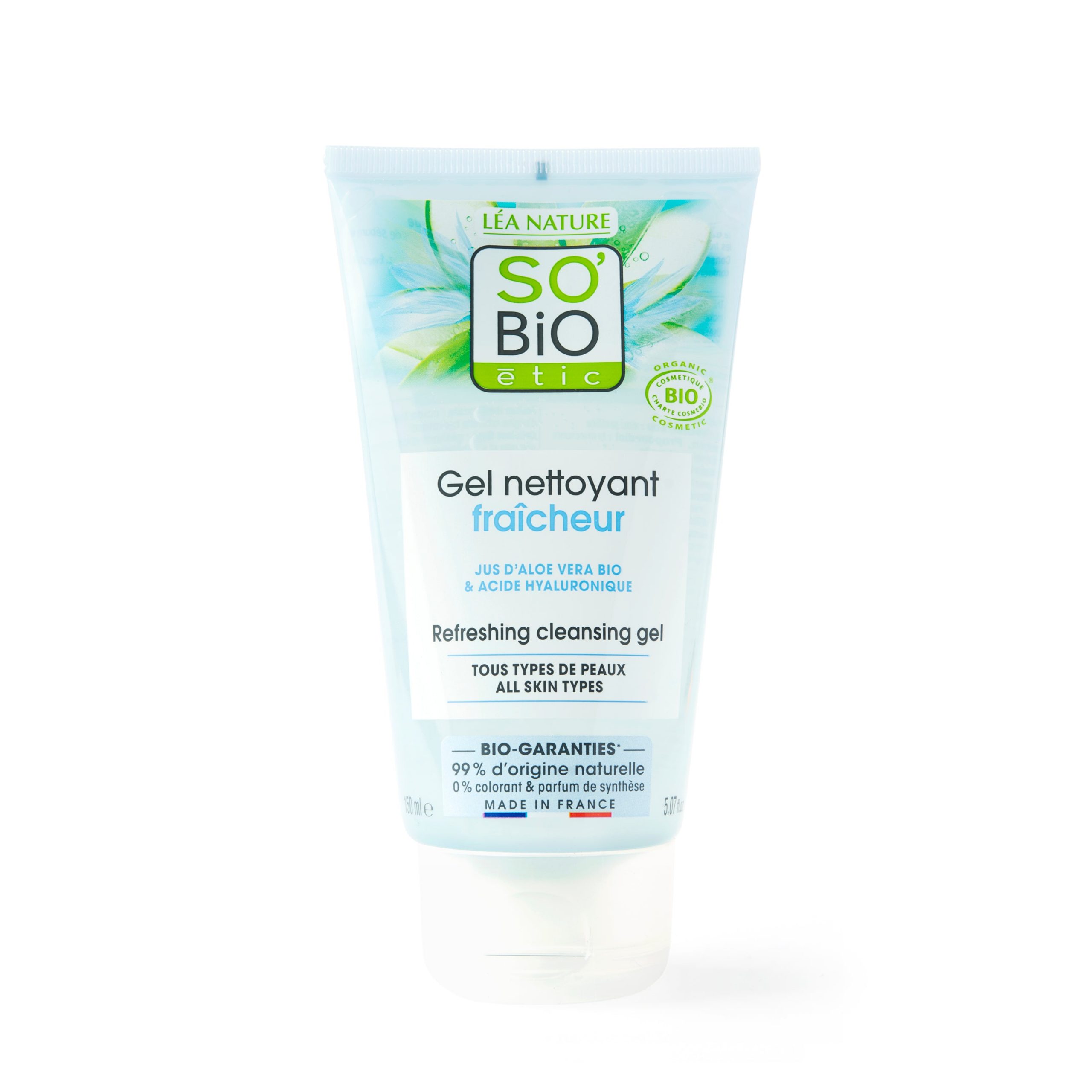 Gel mycí hydratační Aloe vera 150 ml BIO SO’BiO étic Gel mycí hydratační Aloe vera 150 ml BIO SO’BiO étic