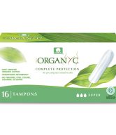 Tampony super 16 ks BIO bavlna  ORGANYC