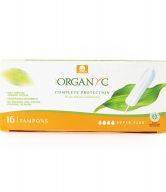 Tampony super plus 16 ks BIO bavlna   ORGANYC