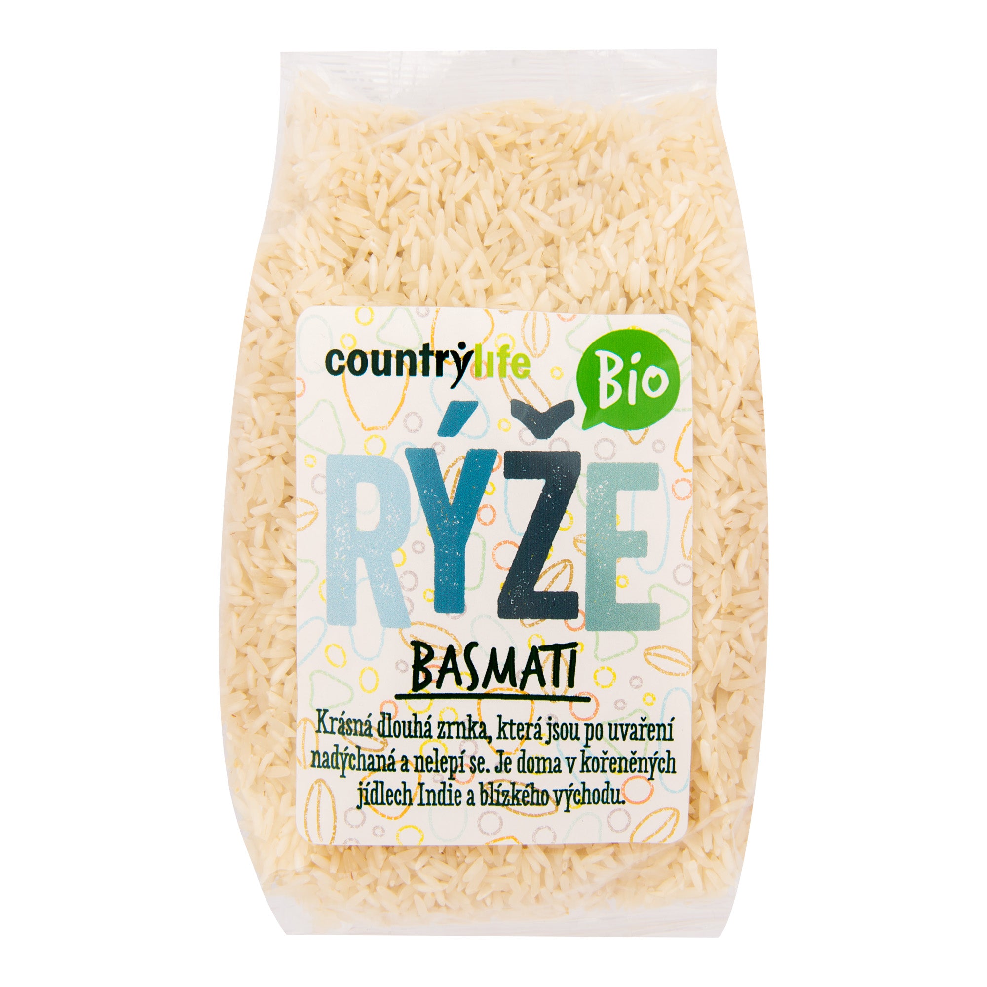 Rýže basmati 500 g BIO COUNTRY LIFE Rýže basmati 500 g BIO COUNTRY LIFE
