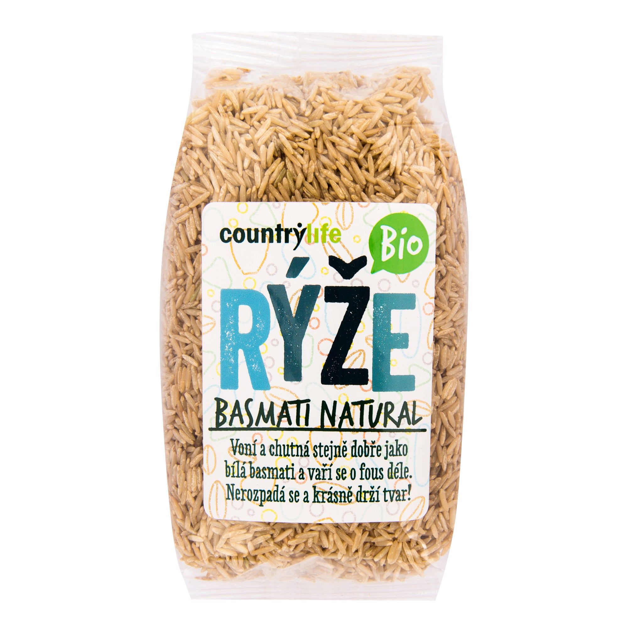 Rýže basmati natural 500 g BIO COUNTRY LIFE Rýže basmati natural 500 g BIO COUNTRY LIFE