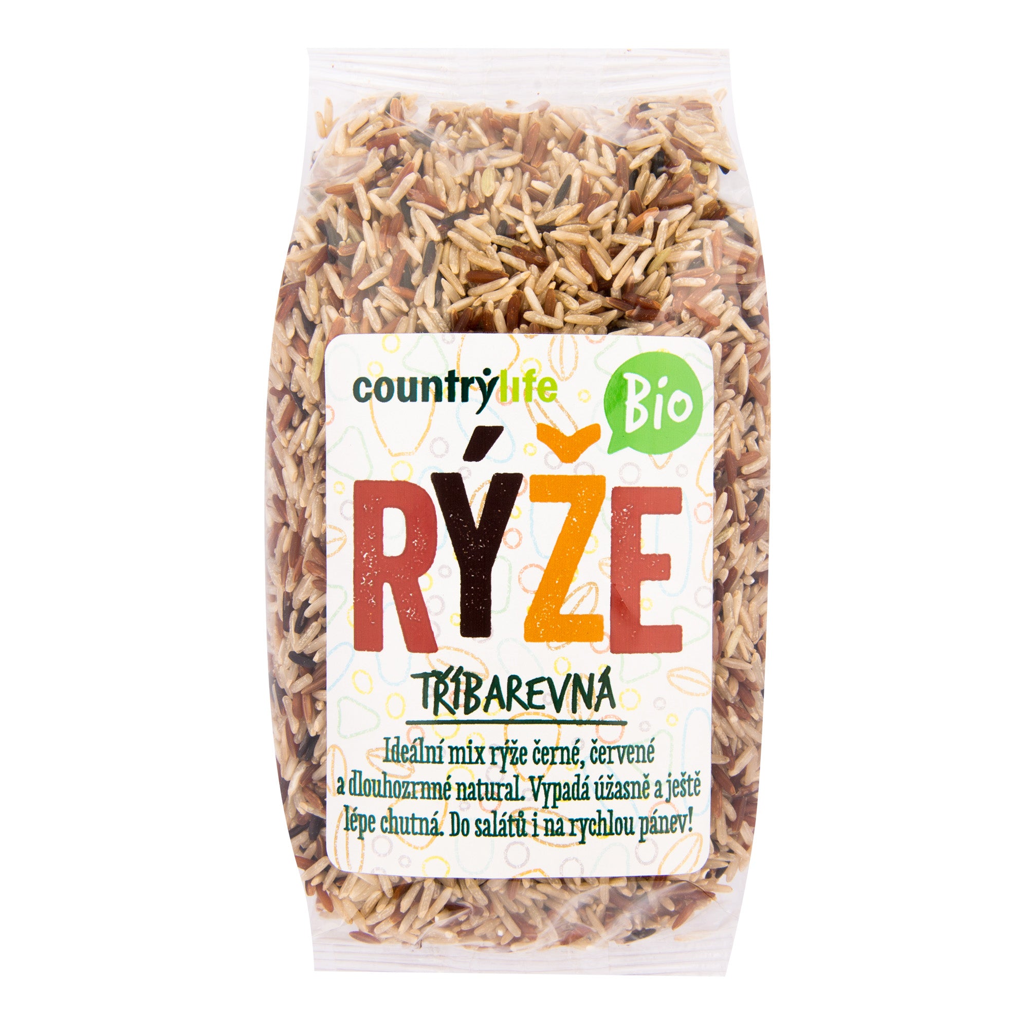 Rýže tříbarevná 500 g BIO COUNTRY LIFE Rýže tříbarevná 500 g BIO COUNTRY LIFE