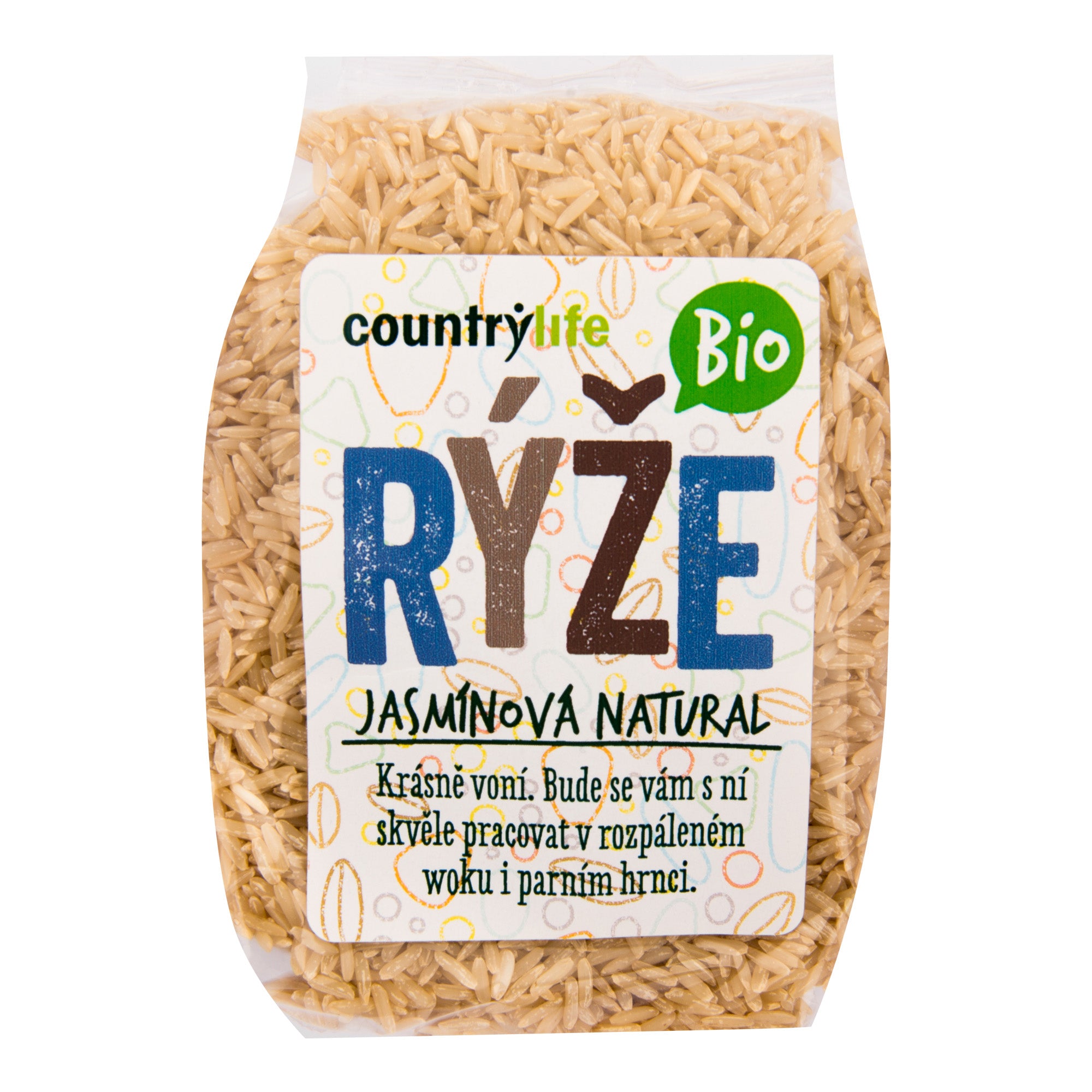 Rýže jasmínová natural 500 g BIO COUNTRY LIFE Rýže jasmínová natural 500 g BIO COUNTRY LIFE