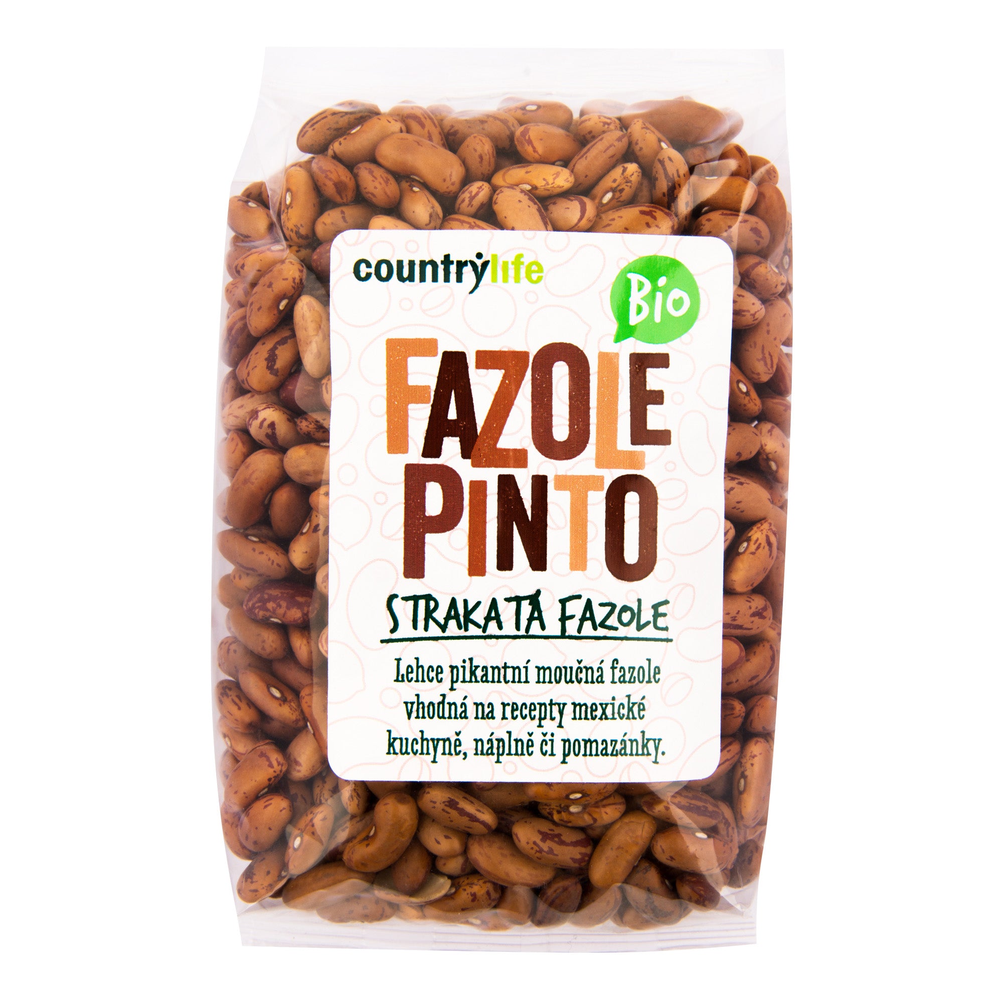 Fazole pinto 500 g BIO COUNTRY LIFE Fazole pinto 500 g BIO COUNTRY LIFE