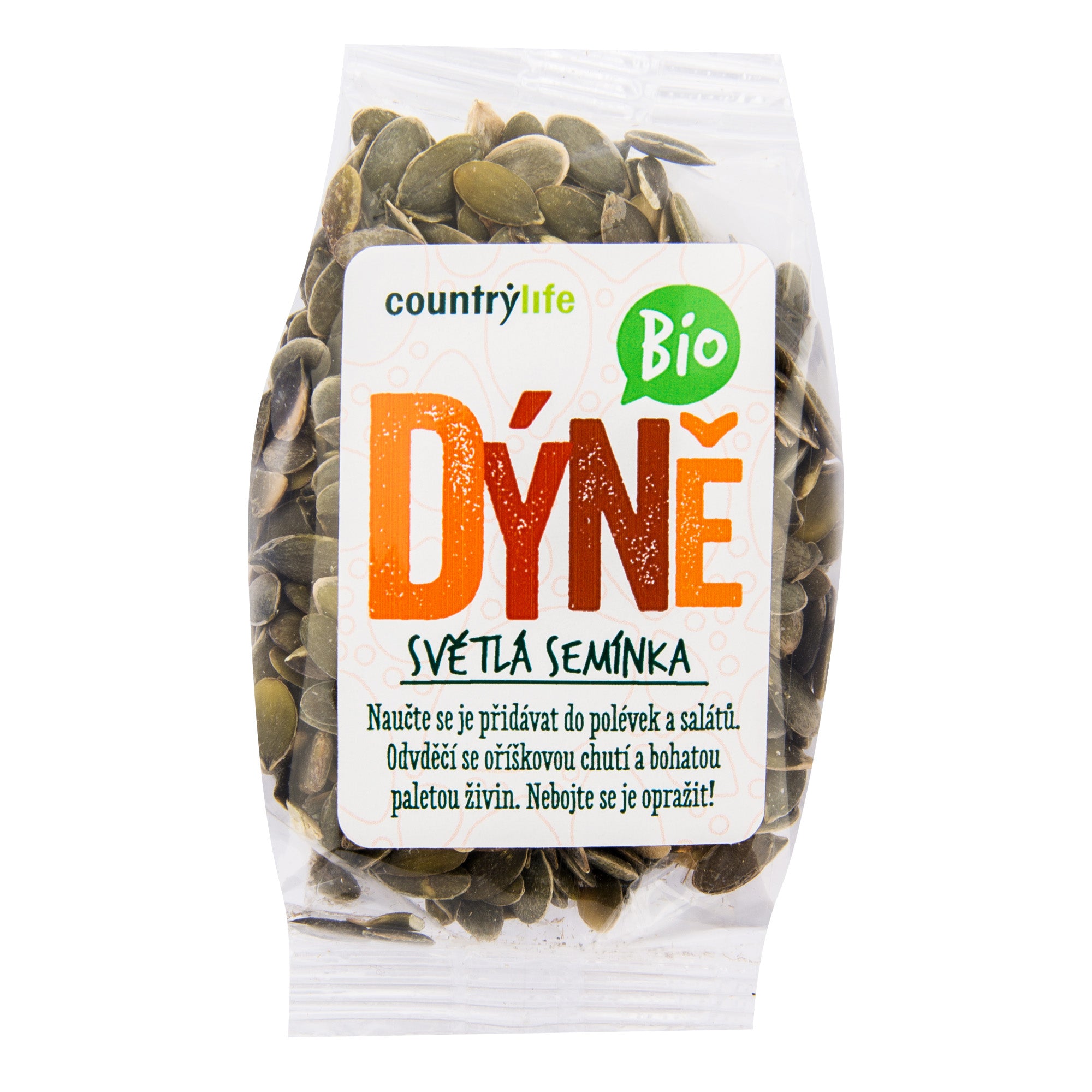 Dýňová semínka světlá 100 g BIO COUNTRY LIFE Dýňová semínka světlá 100 g BIO COUNTRY LIFE