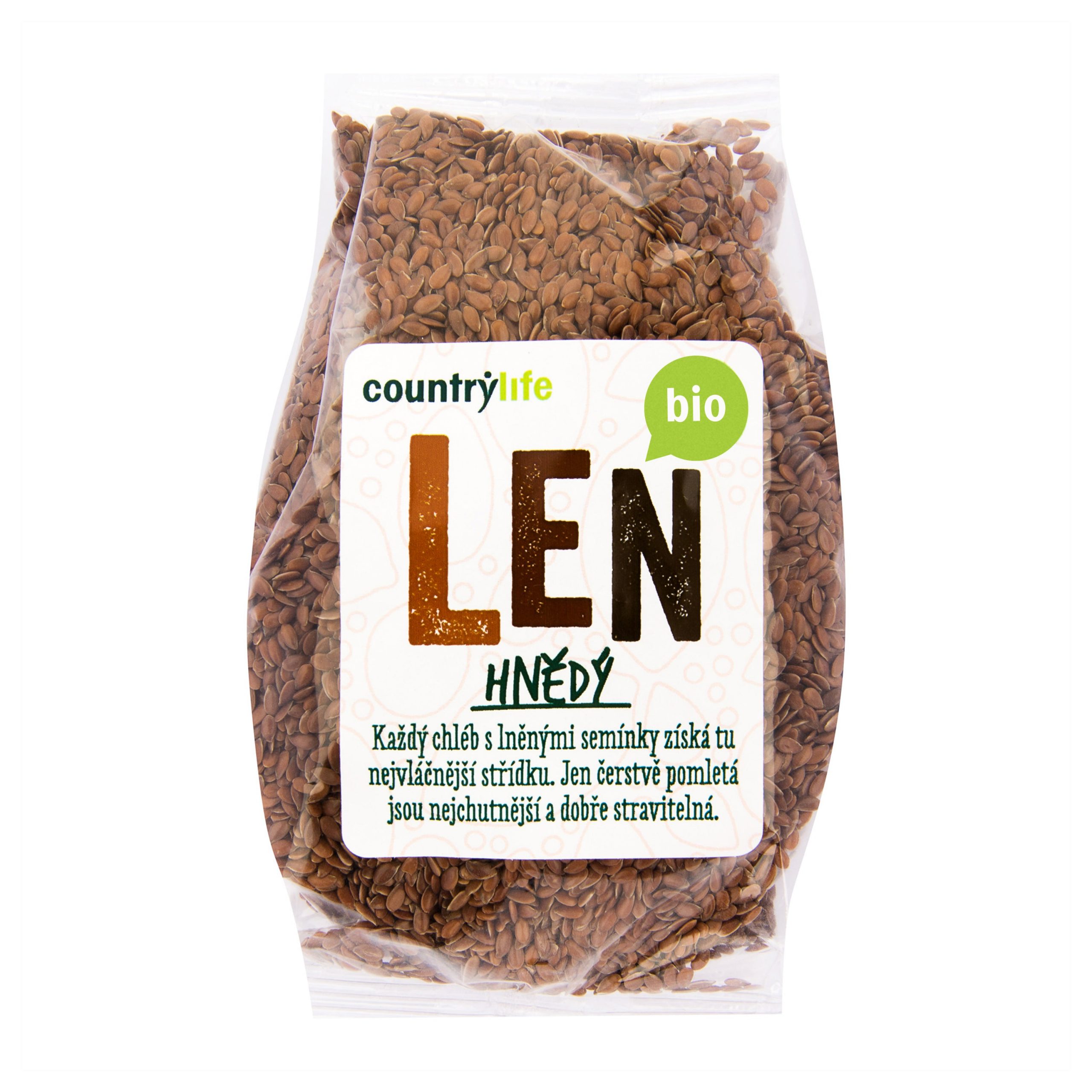 Len hnědý 300 g BIO COUNTRY LIFE Len hnědý 300 g BIO COUNTRY LIFE