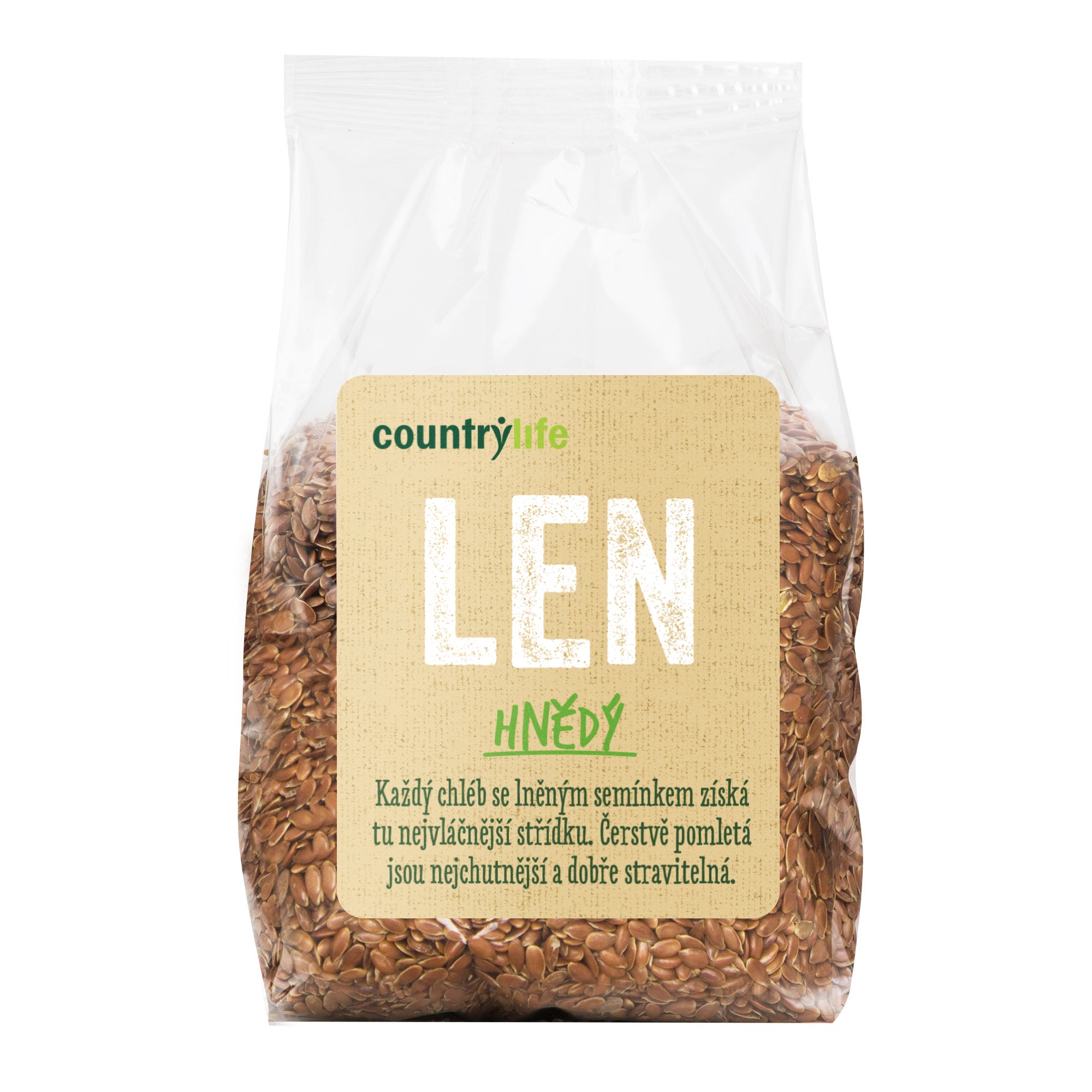 Len hnědý 300 g COUNTRY LIFE Len hnědý 300 g COUNTRY LIFE